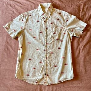 Taylor Stitch Short Sleeve Shirt Print Summer - Size: M-40